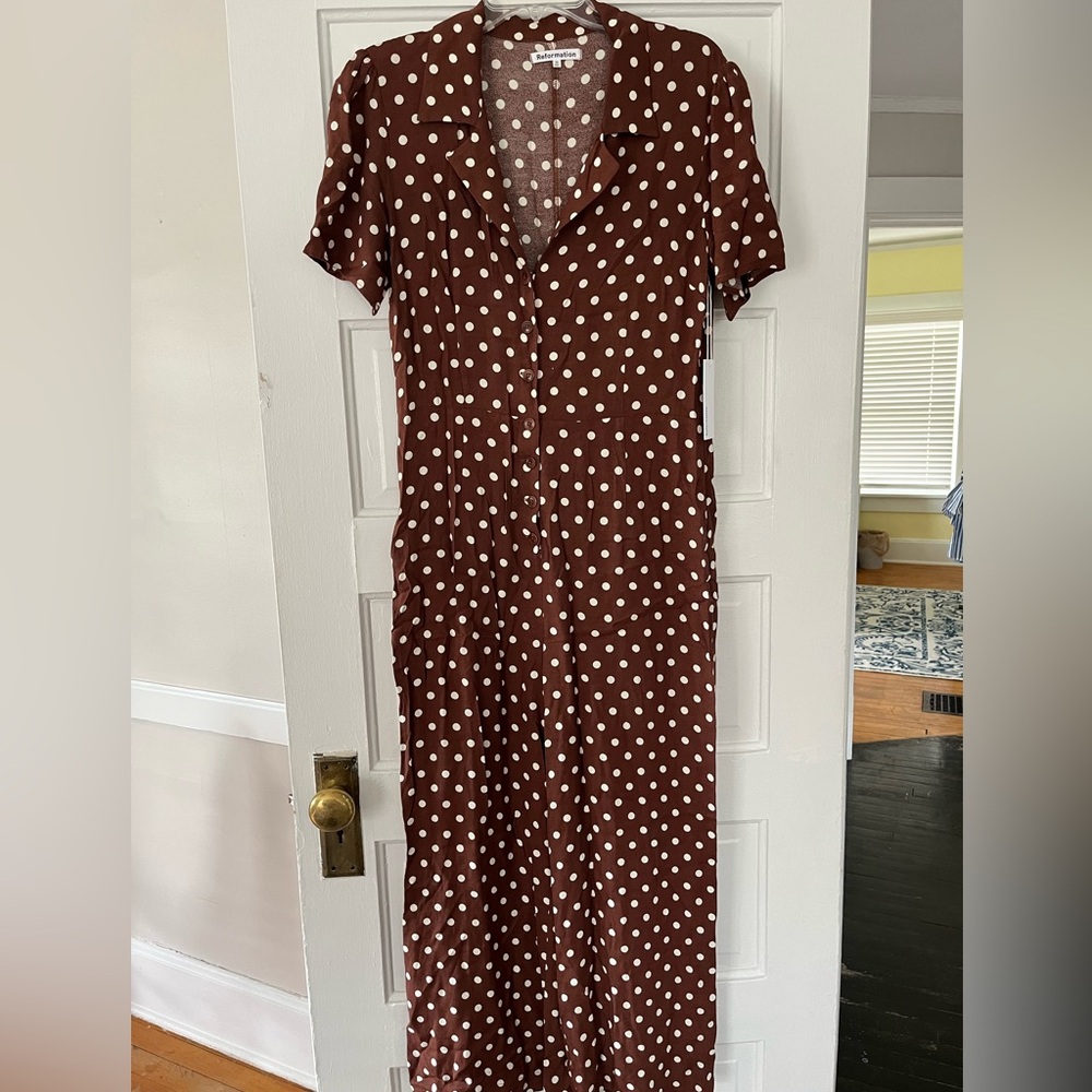 Reformation Bev Jumpsuit